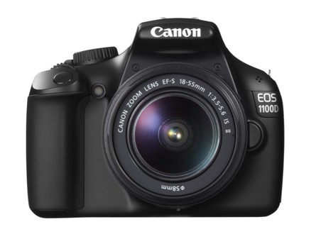 Новая зеркалка Canon EOS 1100D.